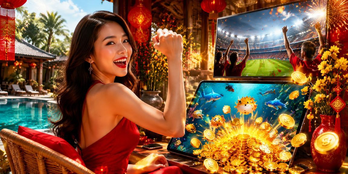 Trò chơi jackpot sôi động trong không gian casino tết tại Ninh Bình
