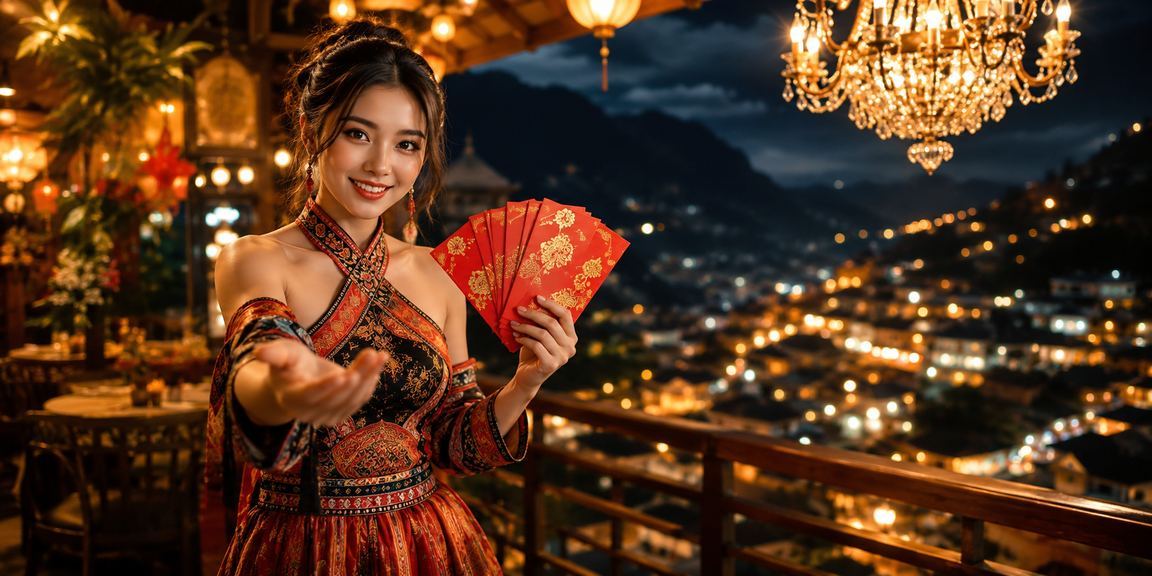 Khung cảnh lễ hội lì xì đêm tại Sapa đầy màu sắc